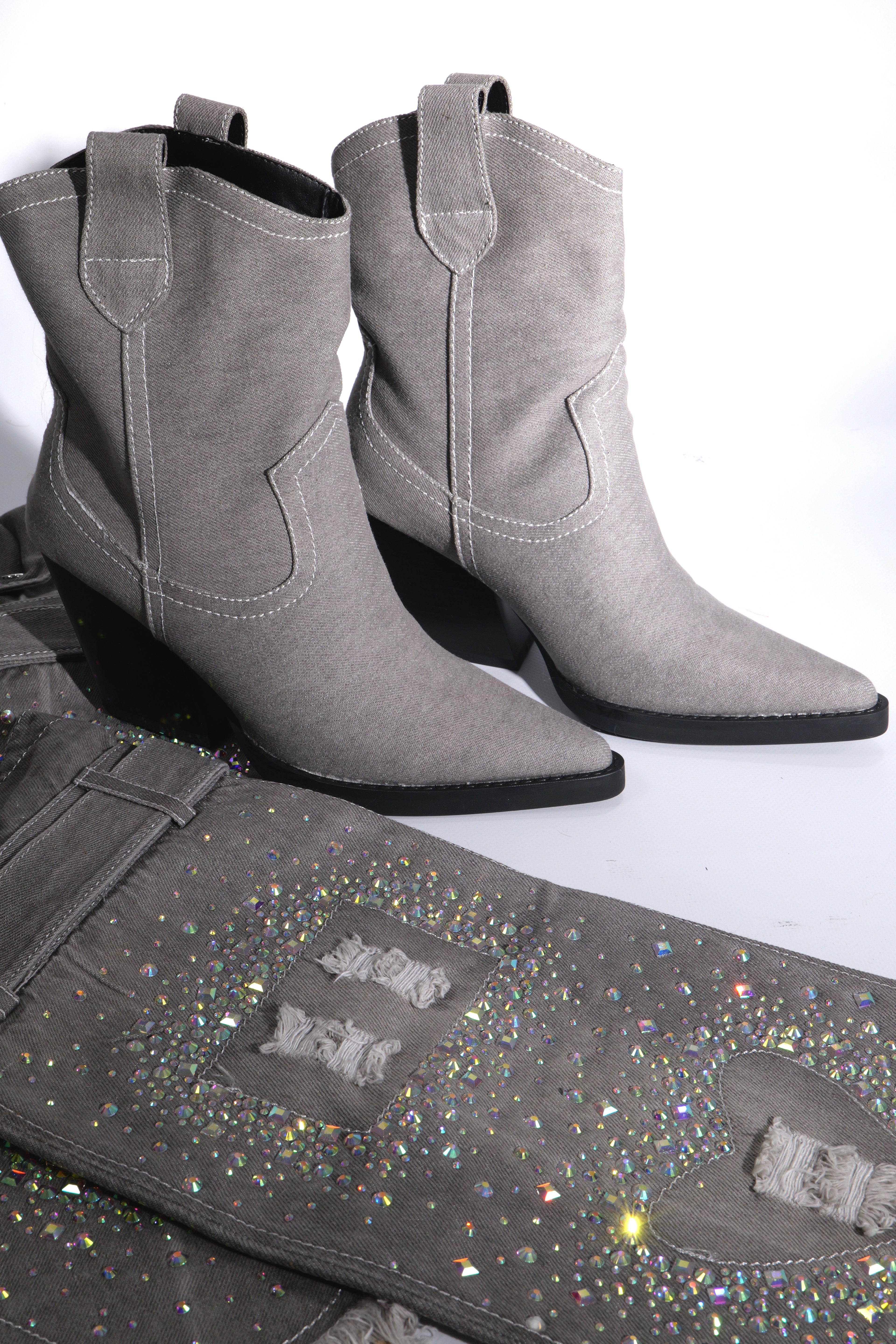 Les Iconique boots Denim