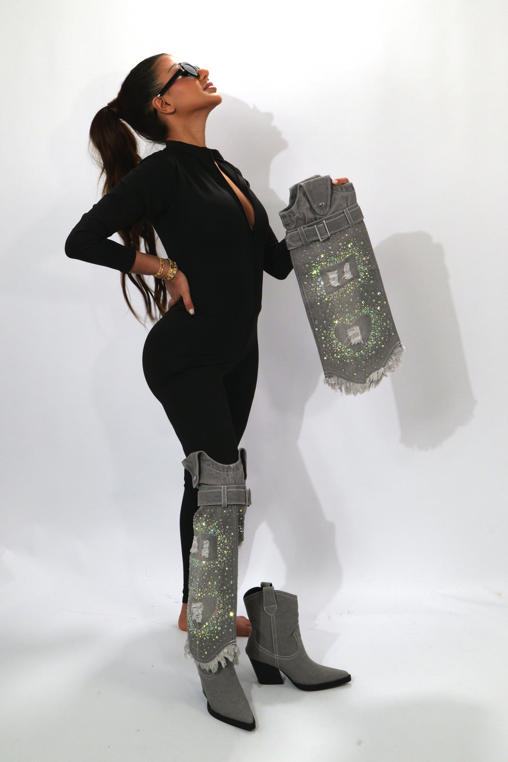 Les Iconique boots Denim