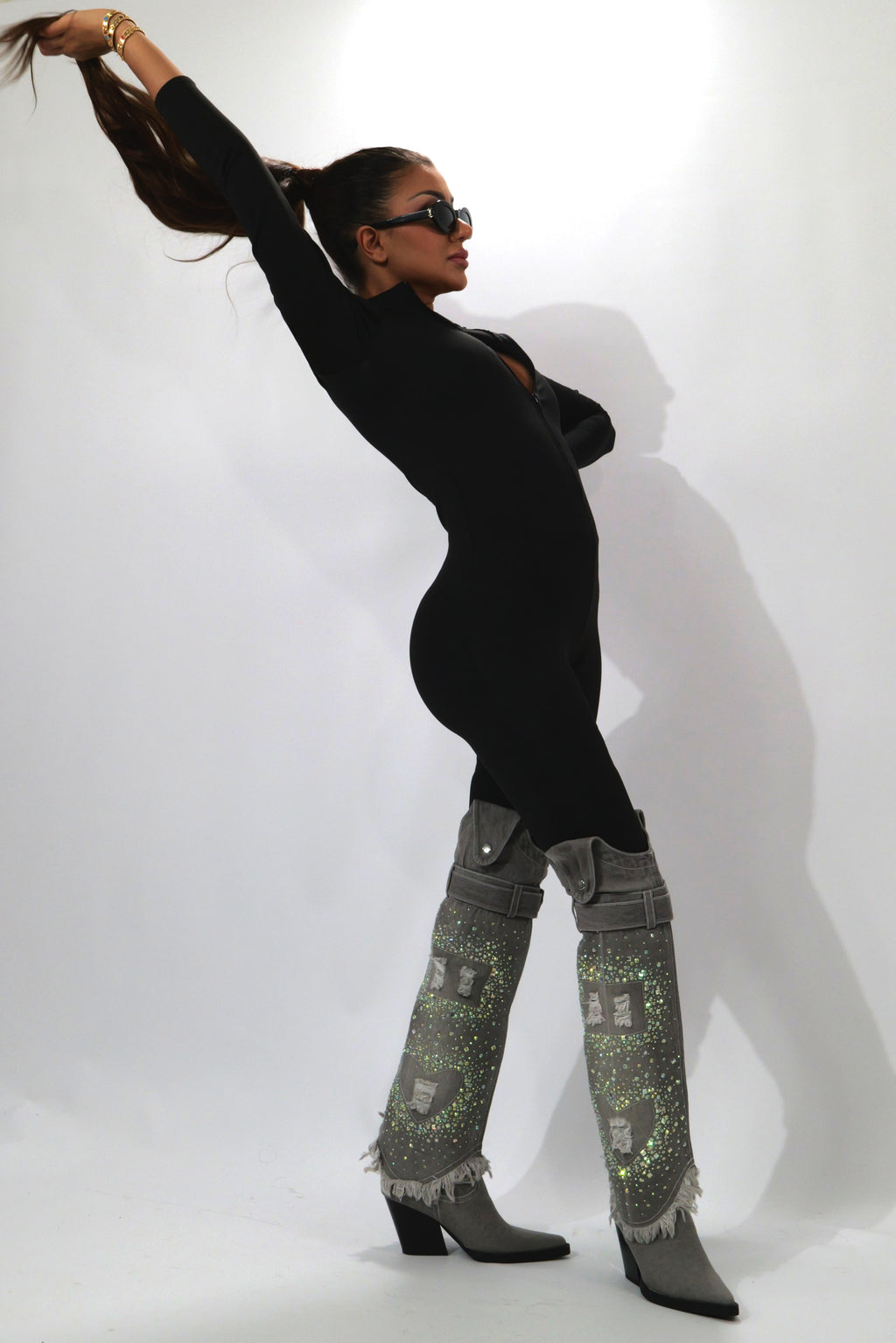 Les Iconique boots Denim