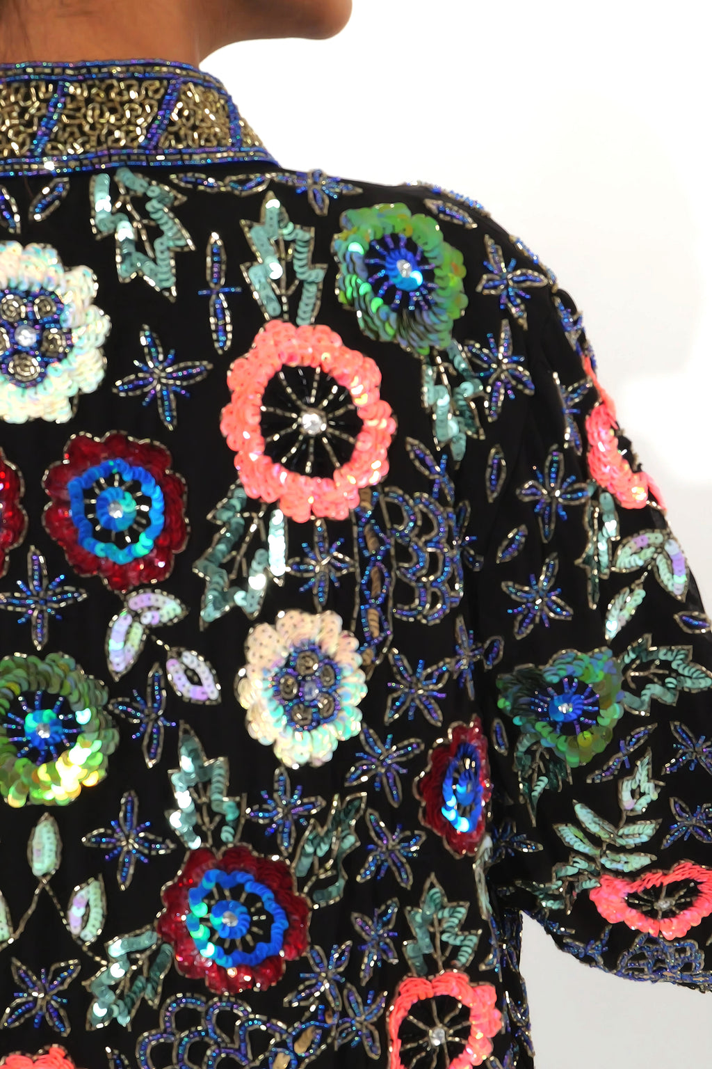 La veste Art couture florale
